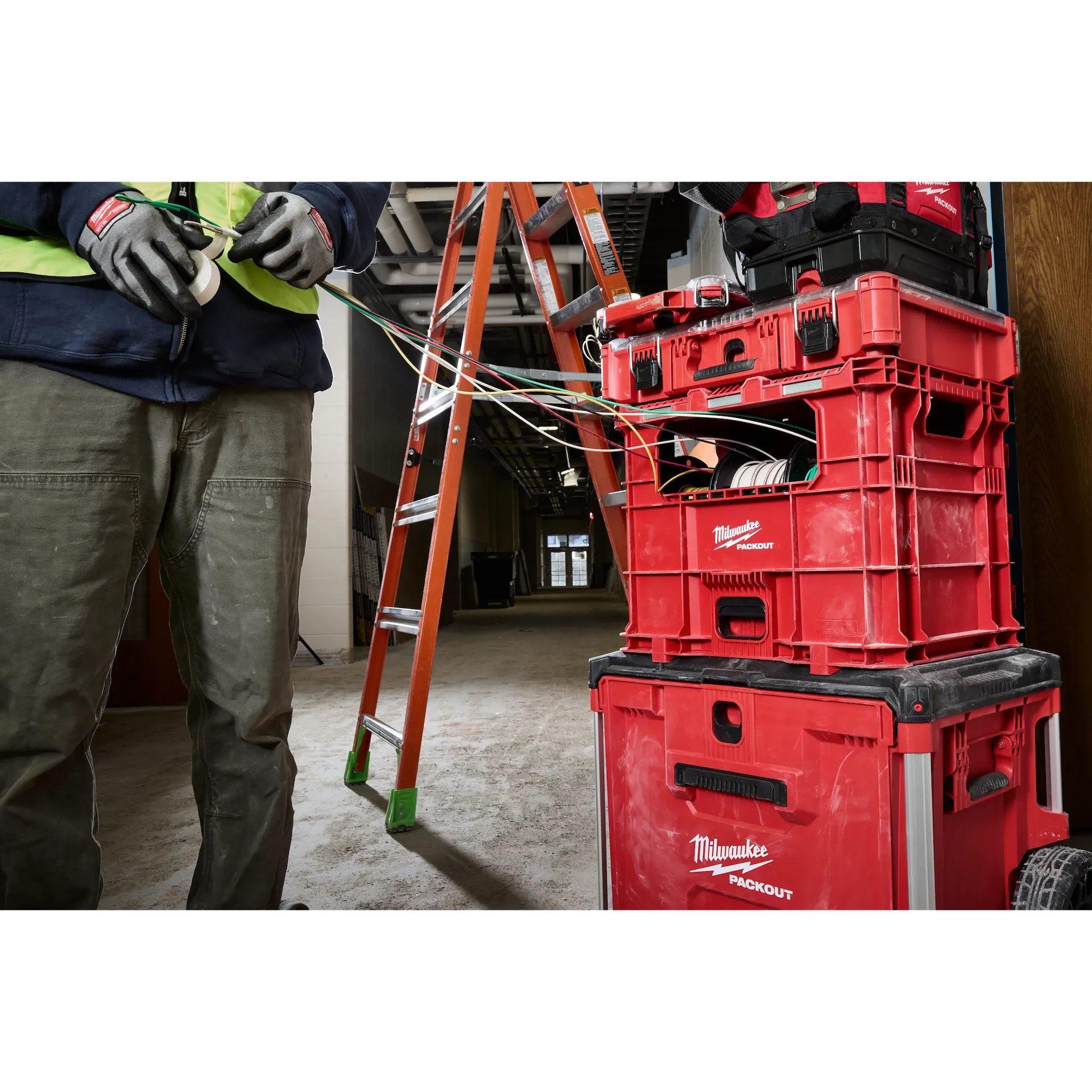 PACKOUT™ Wire Pulling XL Crate