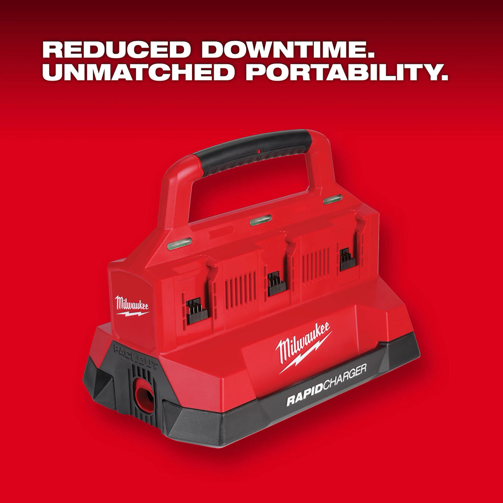 M18™ Six Bay Rapid Charger w/ PACKOUT™ Compatibility