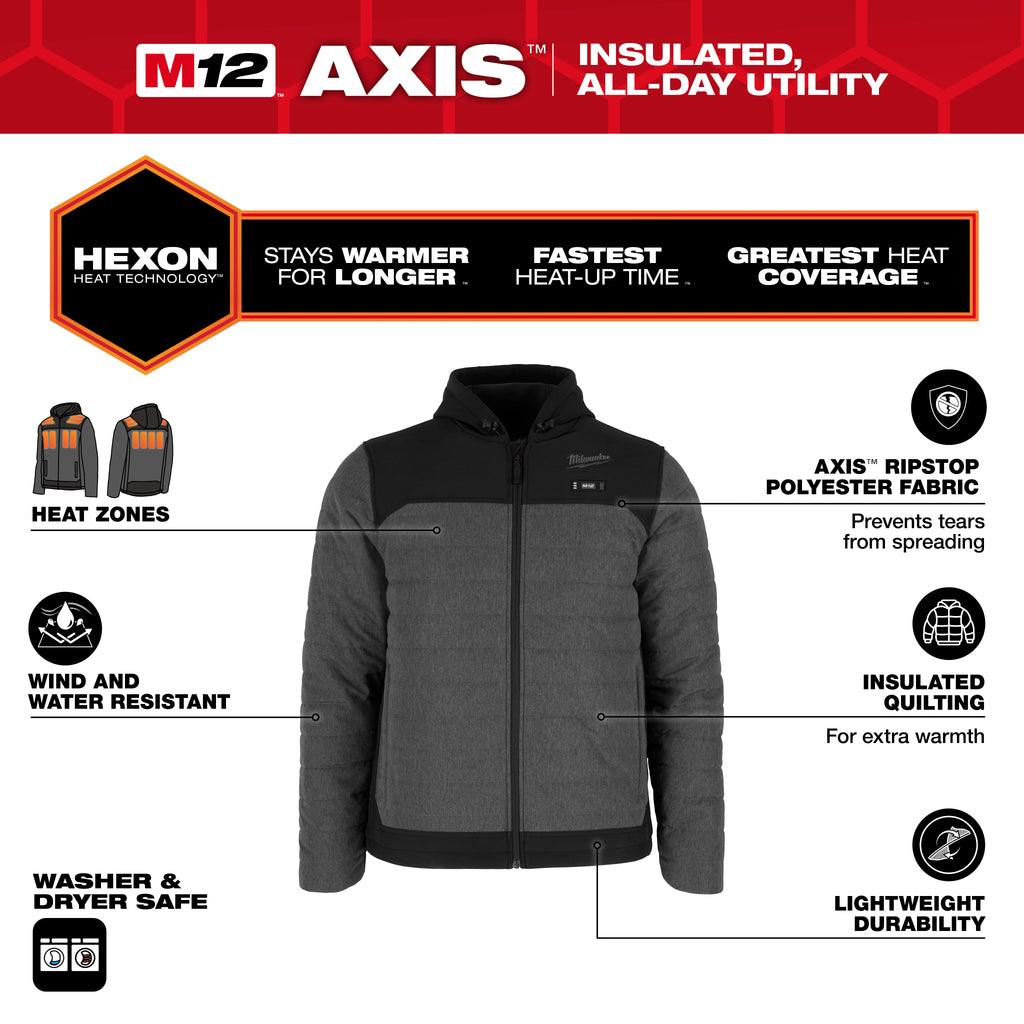 M12™ Heated AXIS™ Quilted Jacket
