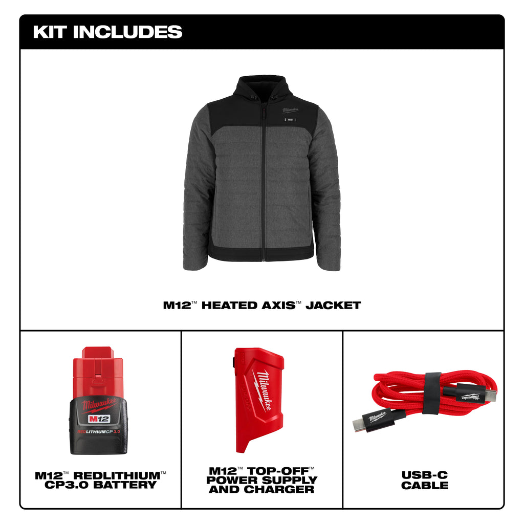 M12™ Heated AXIS™ Quilted Jacket