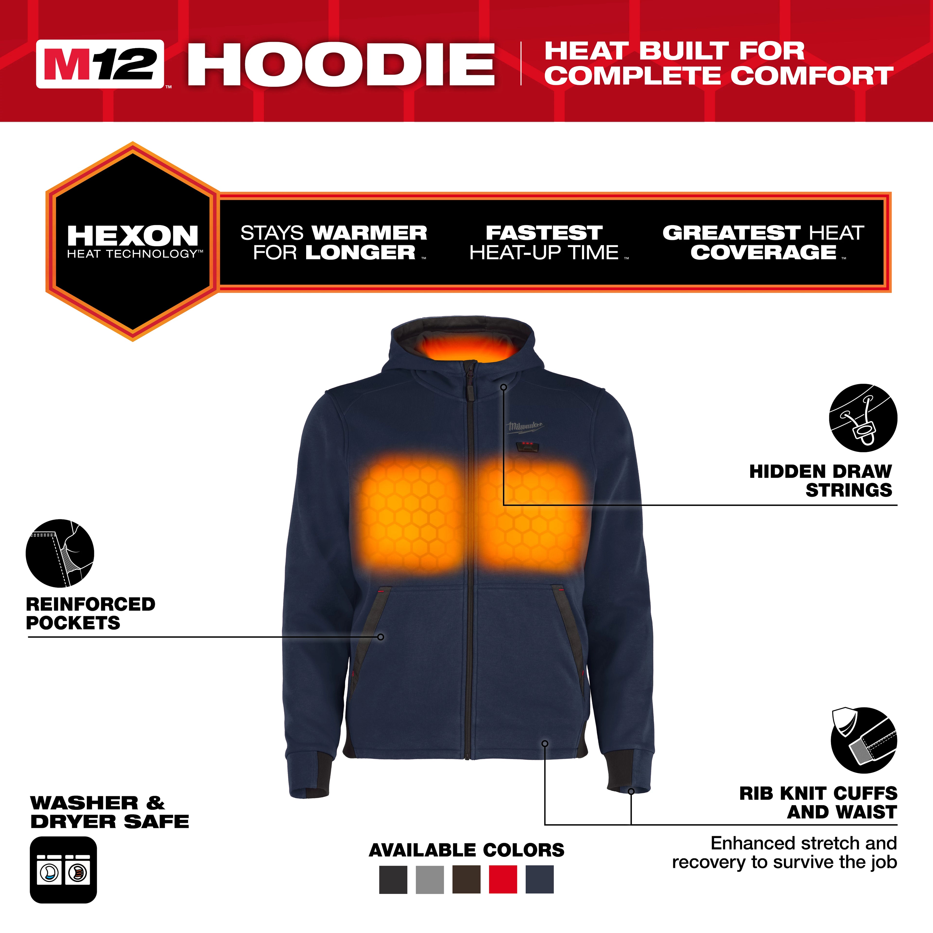 M12™ Heated Full-Zip Hoodie