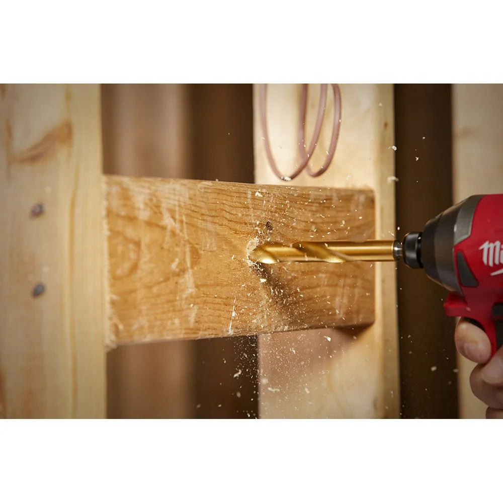 23PC SHOCKWAVE™ Impact Duty RED HELIX™ Titanium Drill Bit Set