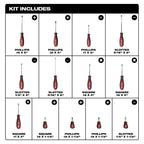 Tri-Lobe Screwdriver Kit (13-Piece)