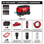 M18 FUEL™ 9 Gallon Dual Battery Dust Extractor w/ PACKOUT™ Compatibility and VACLINK™