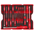 17pc. Screwdriver & Pry Bar Set with Tray for PACKOUT™ Drawers