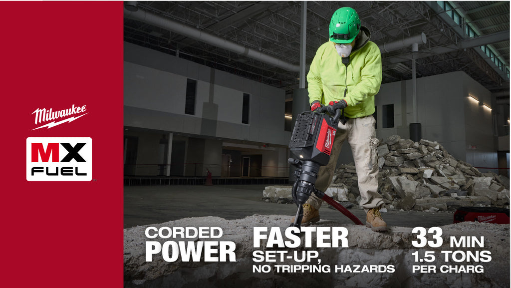 MX FUEL™ 27 lb SDS MAX Demolition Hammer