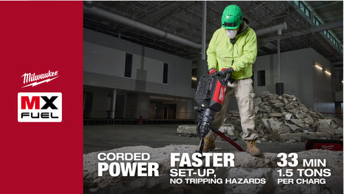 MX FUEL™ 27 lb SDS MAX Demolition Hammer