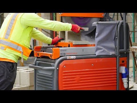 21.5" Masonry Saw With Integrated Dust Control System ("The King Cutter")
