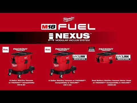 M18 FUEL™ NEXUS™ 6 Gallon Wet/Dry Vacuum w/ PACKOUT™ Compatibility & VACLINK™