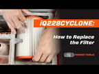 iQ228CYCLONE Replacement Vacuum Filter Kit, 8 x 6 Durabond Filter