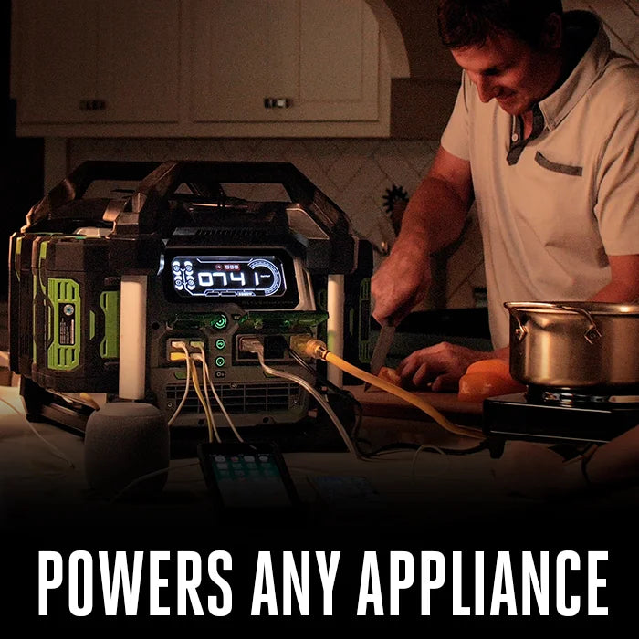 POWER+ 3000W Nexus Portable Power Station (Batteries and Charger Not Included)